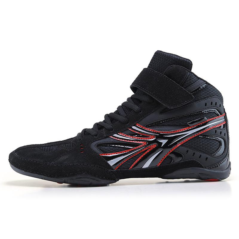 2025 New Mid Cut Unisex Authentic Wrestling Shoes For Men Training Shoes Non-Slip Wrestling Shoes Man Fighting Sneakers Gym Shoe