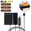 Three Stage Temperature Control Heated Grips USB Heated Motorcycle Handlebar Covers Simple Installation for Motorcycles