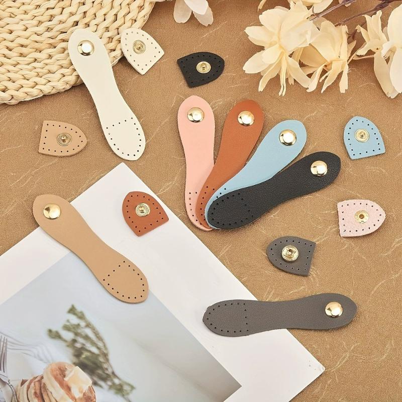 Leather Bag Buckle Handmade Buttons Wallet Hasp Clasp Buckle Card Pack Buckle For Diy Handbag Accessories