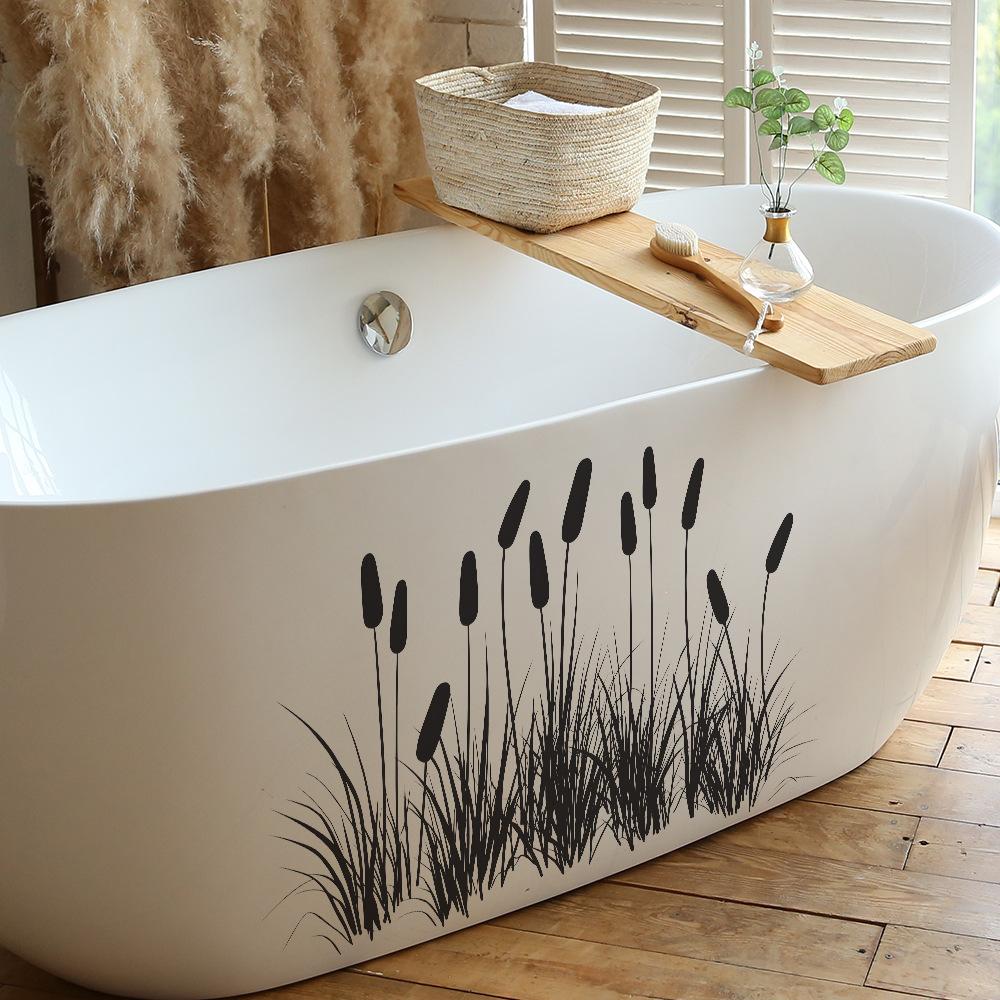 Plants Lavender Kitchen Dining Room Home Wall Background Landscaping Decorative Wall Stickers
