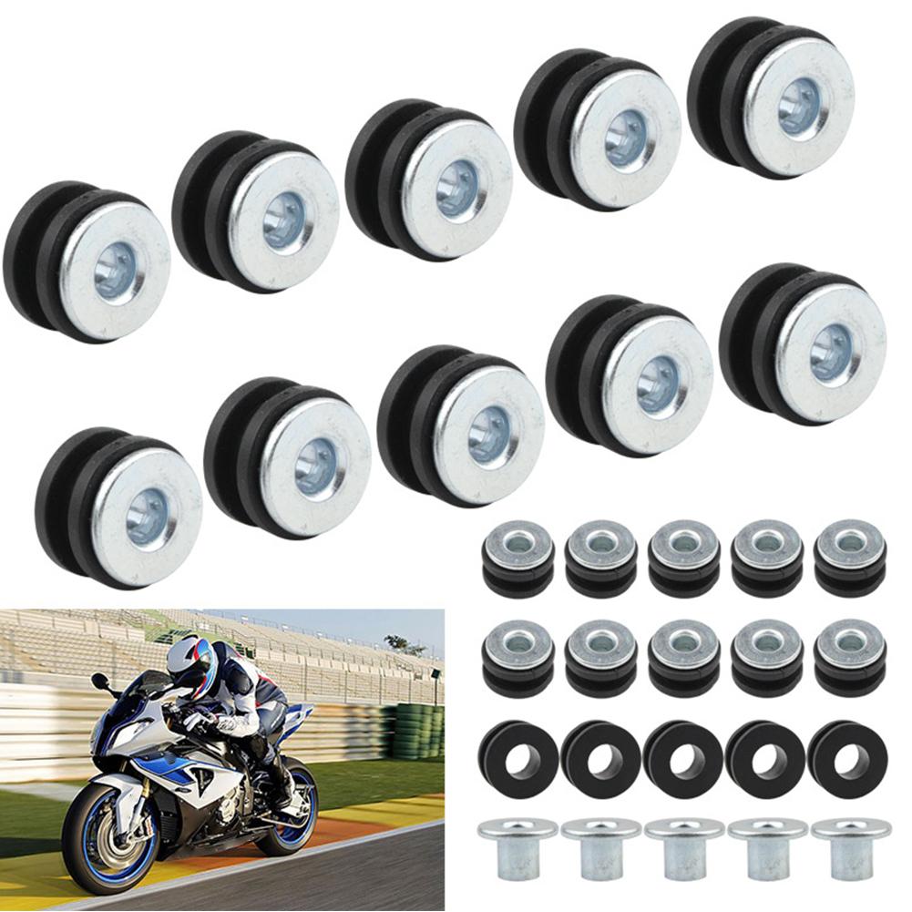 Motorcycle Rubber Grommets Bolt Kit Fairing Screw Washer for Honda CBR 954 929 Yamaha R1 R6 YZF 750 600 Suzuki GSXR