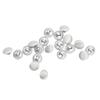 20 Pcs Tuxedo Buttons Shiny Satin Bridal Buttons Domed Buckles Replacement for Suits Gowns Blouses