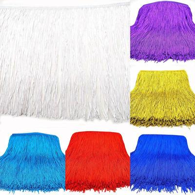 30cm Breite Polyester Lateintanz Quasten Spitze - Kundenspezifisches Bekleidungszubehör