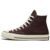 1970s Chuck Taylor All Star Comfortable and Versatile High-Top Canvas Shoes Unisex Coffee Color