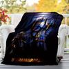 1 Stück Ultramarines Space Marine Design Flanelldecke - 3D-Druck Weich Warm, Ganzjahres Leichte Überwurfdecke für Camping Reisen Bett-080751
