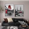 Paris Landscape Oil Painting Eiffel Tower Posters and Prints Modern Wall Art Living Room Home Decoration Frameless