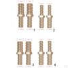 2pcs Brass Barb Splicer Mender Straight Hose Tube Fitting Fuel Joiner