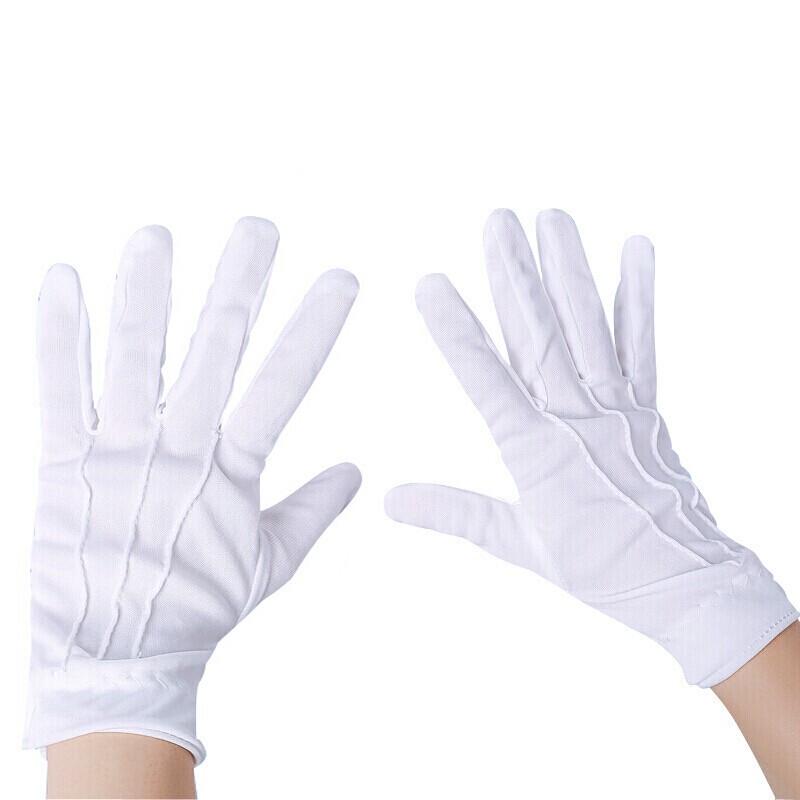 White Ceremonial Gloves One Size