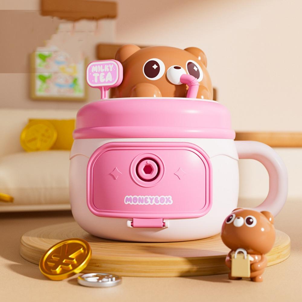 

Имитация органайзера для денег, банка для сбережений, емкость для хранения денег, домашний декор розовый