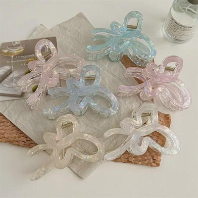 2024 High-End Jelly Color Large Hair Shark Clip for Women