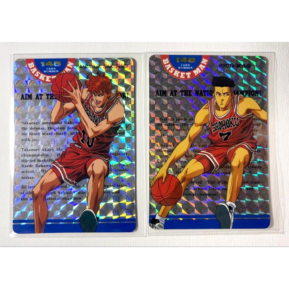 Used Slam Dunk Carddass Kira Sakuragi Hanamichi. Miyagi Ryota