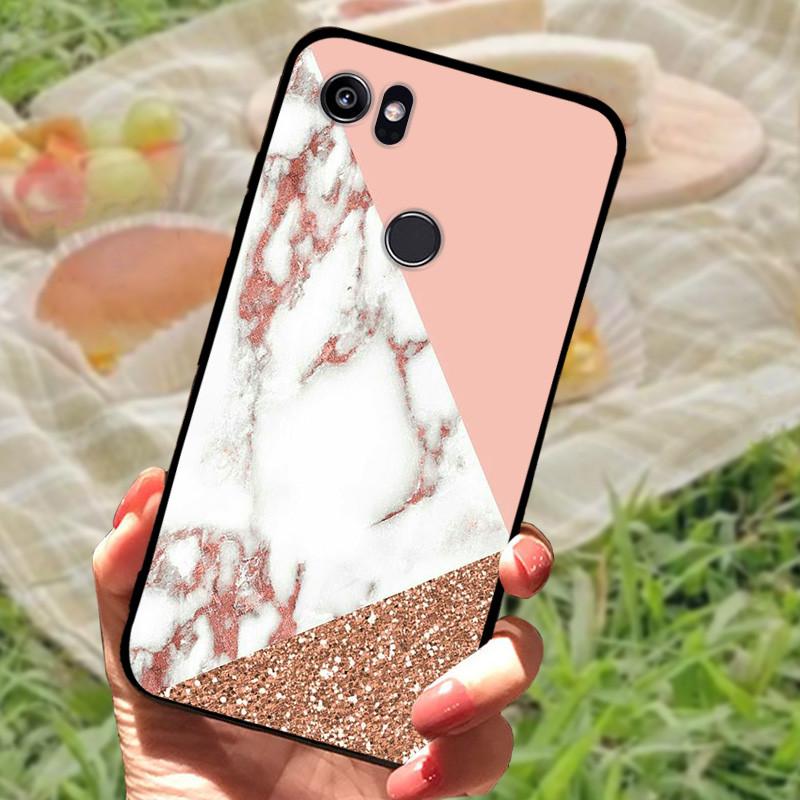 Pro Google Pixel 2 XL Pouzdro Mramorové Nárazuvzdorné Měkký silikon TPU Zadní kryt Pouzdro Pro Google Pixel2 Pixel 2 XL 2X Pouzdra na telefon Roztomilé