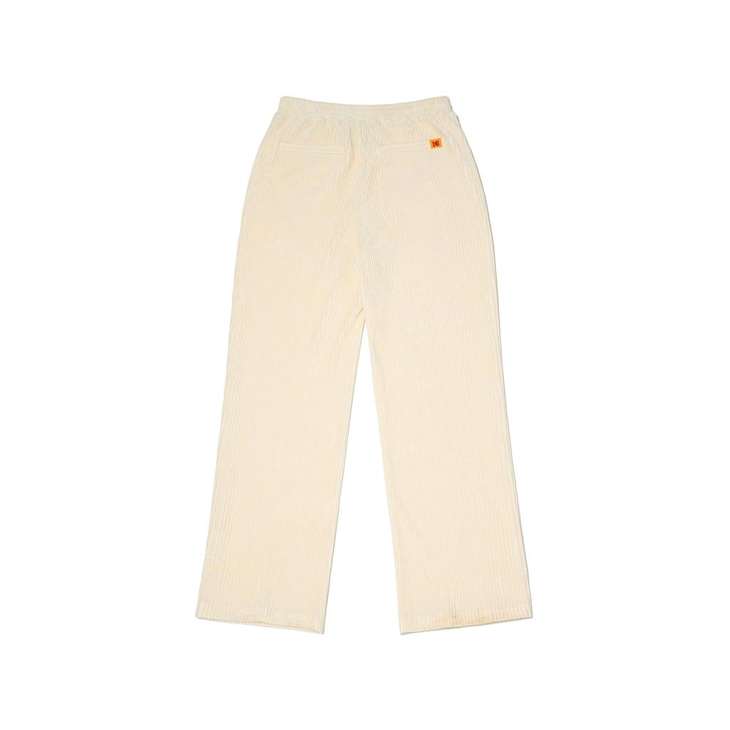 KODAK Cine Kodak Velvet Corduroy Straight Pants Ivory