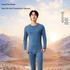 MaoRen Men's 100% Cotton Ultra-Soft Thickened 7A Antibacterial Thermal Underwear Set