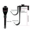 Telescopic Adjustable Fence Hook Pool Poles Hanger Metal Pool Deck Accessories Multipurpose Swimming Accessory Holder