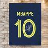 Inspirational Football Star Sports Art Poster for Gym, Men's Living Room, Bedroom, Study, or Office