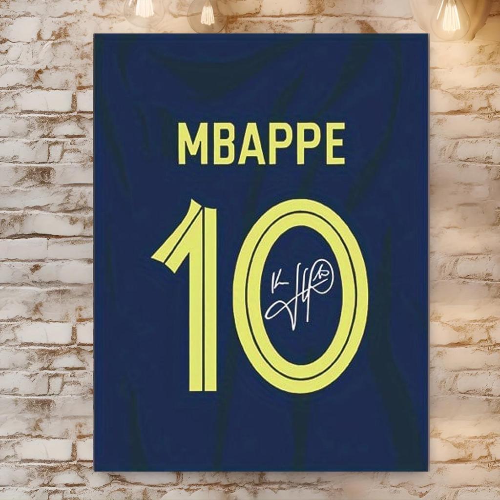 Inspirational Football Star Sports Art Poster for Gym, Men's Living Room, Bedroom, Study, or Office