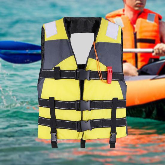 Colete salva-vidas adulto espuma PE poliéster resistente a manchas ajuste seguro fechos de arnês esportes aquáticos barco segurança colete salva-vidas