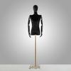 Korean Style Black Off-Shoulder Women's Half Body Mannequin with Right Angle Shoulder and Full Body Display Stand
