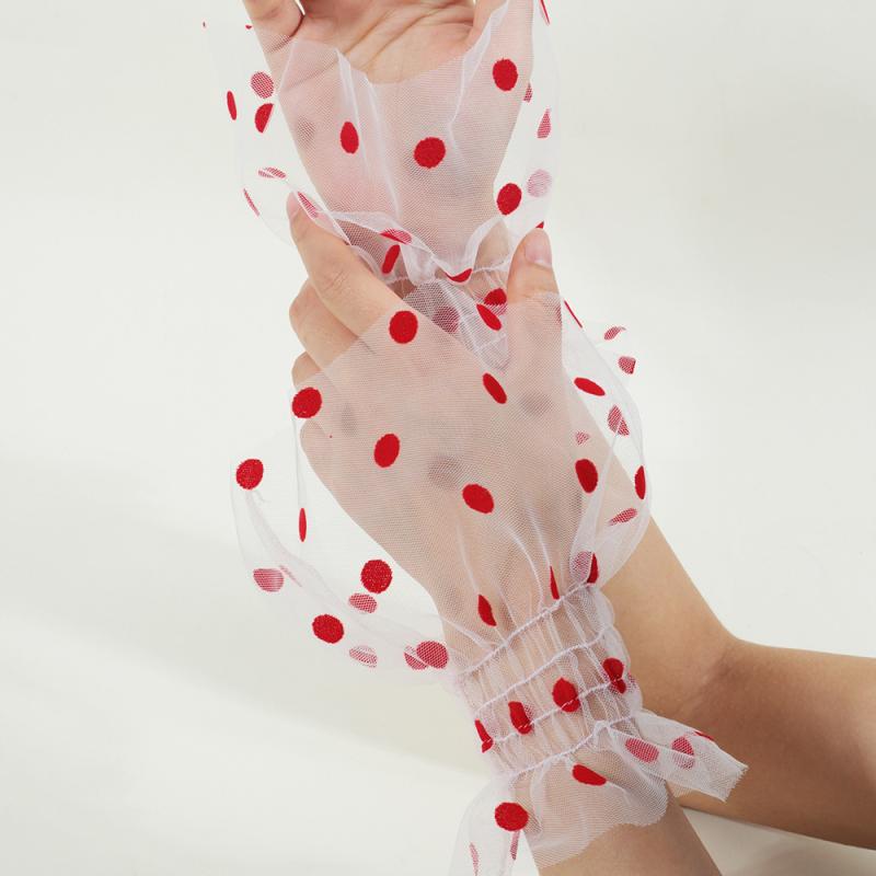 Nail Art Photo Glove Polka Dot Nail Fake Cuff Nail Photography Decorative Sleeves Fashion Nail Art Accessories Photography Props