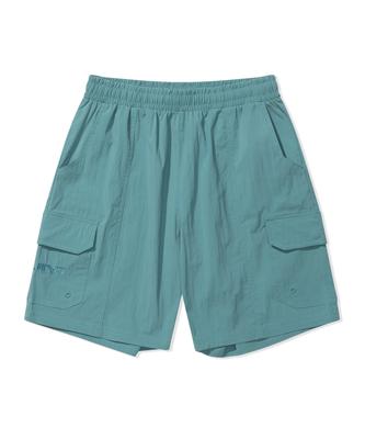 DIVINE DISTANCE Water Cargo Nylon Shorts [Mint]