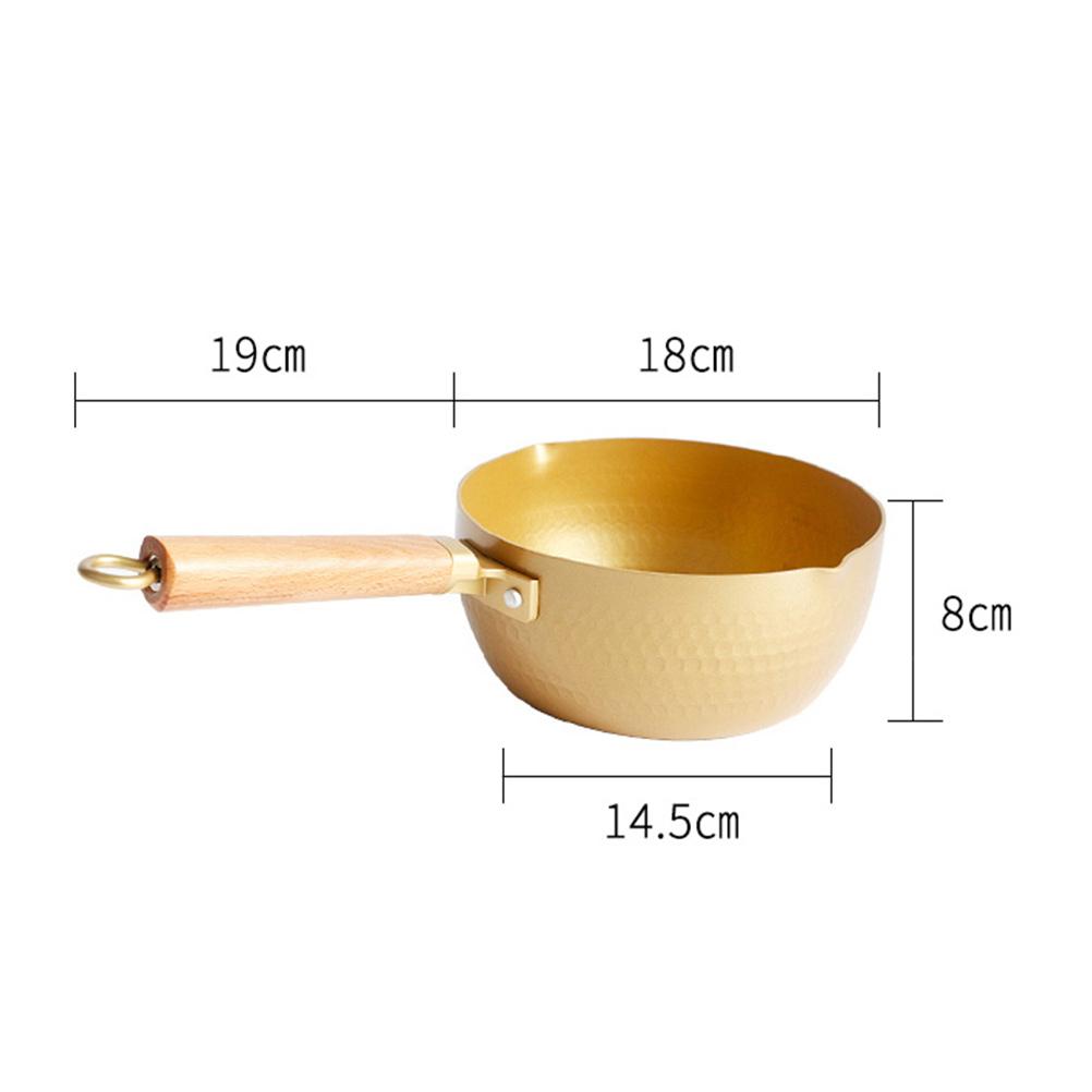 Snow Pan Milk Warmer Pot Small Nonstick Household Multi-functional Heating Sauce Without Lid Non-stick