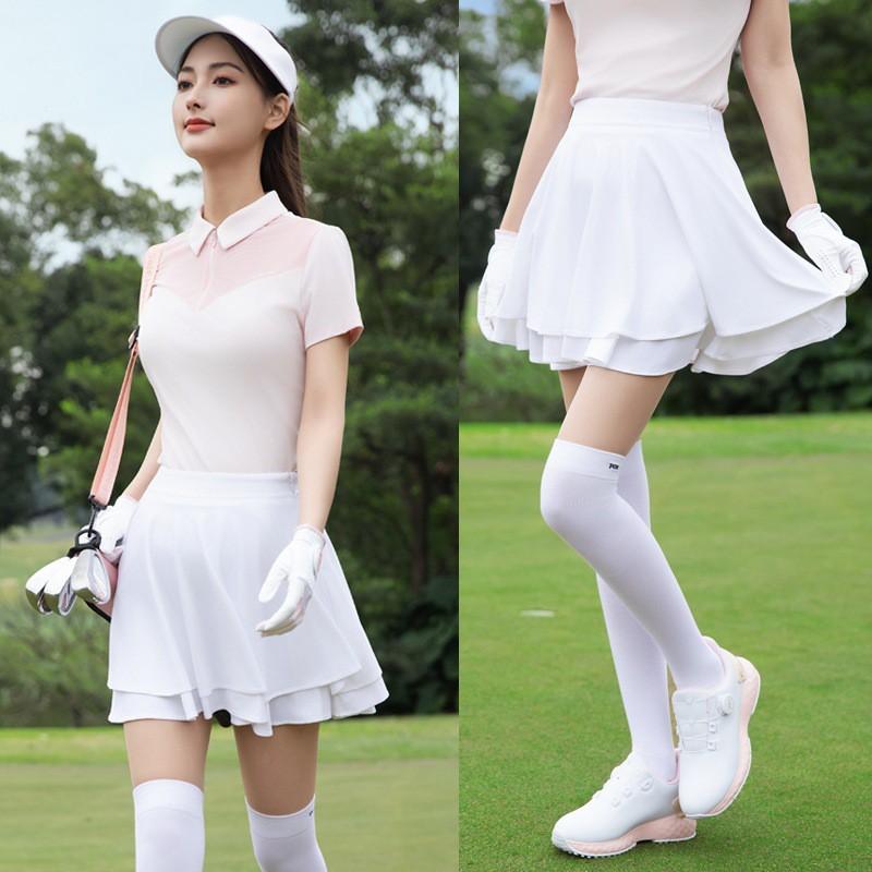 Womens Golf Skort With Built-in Shorts Sport Skirt Tennis Running Fitness Active Wear