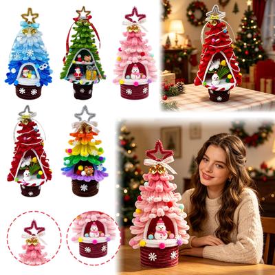 Pipe Cleaner Christmas Tree Kit for DIY Holiday Decorations