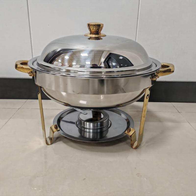 Stainless Steel Chafing Dish Buffet Set with Alcohol Burner