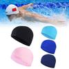 Solid Nylon Color Swimming Cap Durable High Elasticity Hat Outdoor Activities