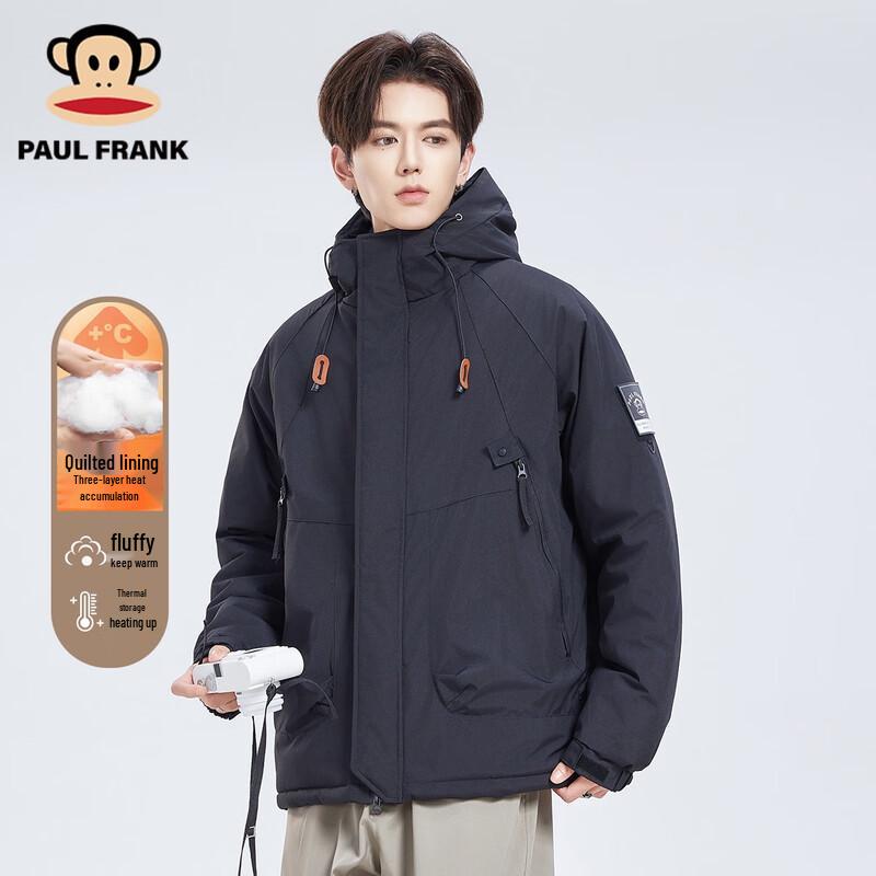 paul frank Men's Winter Hooded Padded Jacket