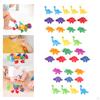 Counting Dinosaur Toy Double Sided Toys Fine Motor for Communication