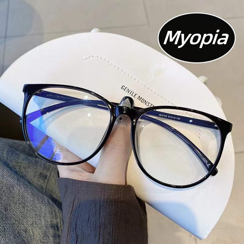 

Модные винтажные очки для близорукости для женщин с прозрачными линзами, очки с защитой от синего света, очки для близоруких, модная оправа для очков с диоптриями