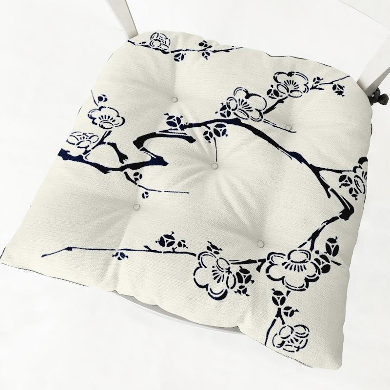 Японская толстая подушка для сиденья, подушка для домашнего стула Suya, зимняя утолщенная подушка для сиденья, подушка для товаров для дома 40x40cm