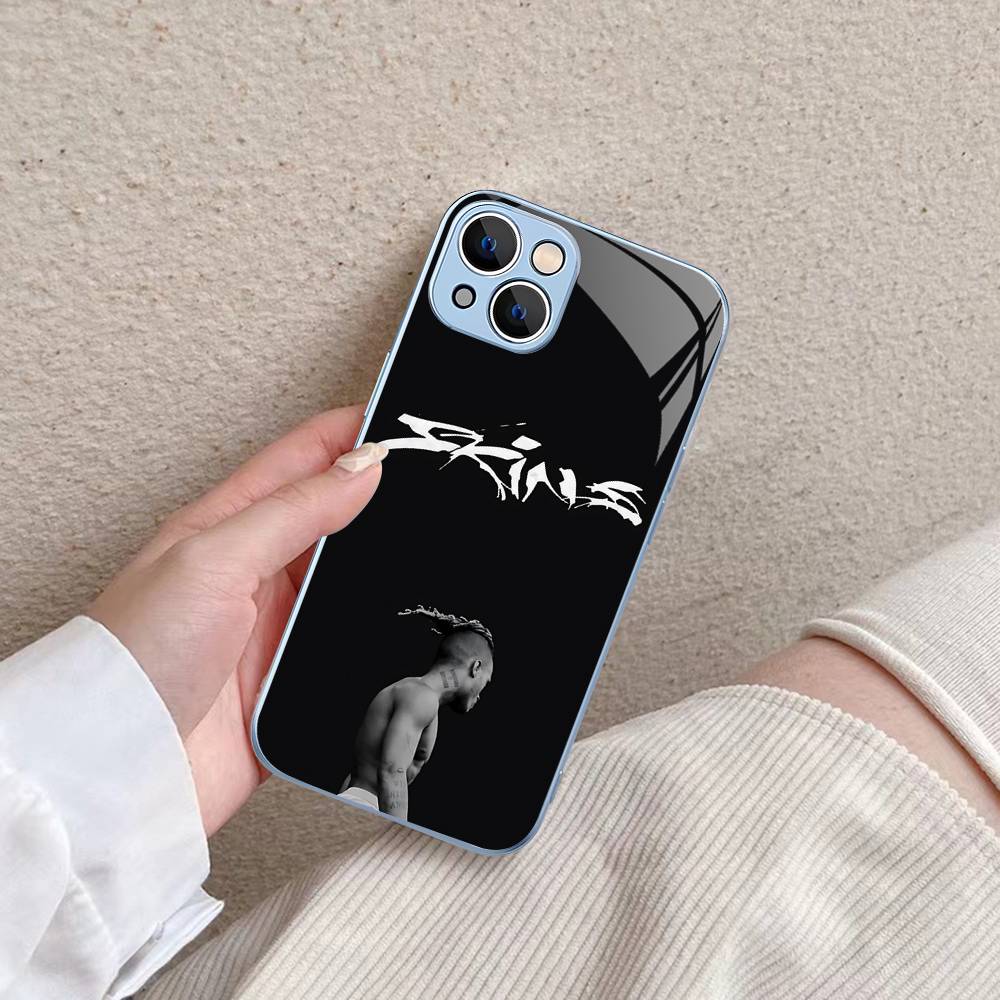 

Закаленное стекло Rapper X-XXXTentacionS для iPhone 14 13 12 11 Pro Mini XS MAX 14Plus X XS XR Чехлы iphone X