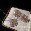 Nvnvthui Papalacha Pink Jewel Necklace, Sotheby'S, 18K Gold Plated, Twilight Yellow Fat Square Zircon Earrings