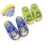 Children's Dinosaur Sandals - Cute Cartoon Slippers for Indoor & Outdoor Use