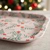 KITCHEN TRAY TABLE DECORATION RECTANGULAR FOR SERVING CARRYING 21x14x2