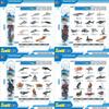 Realistic Ocean World Series Whale Penguin Shark Dolphin Octopus Crab Animal Figurines