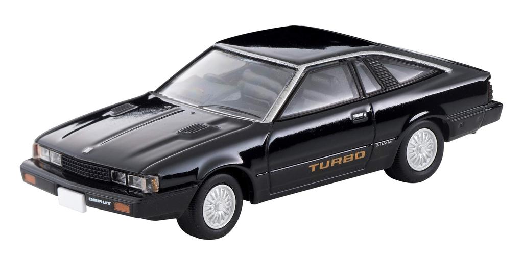 Tomica Limited Vintage Neo Scale Nissan Silvia Hatchback Turbo ZSE 1981 Finished 314110 1/64 LV-N210a Model, Black, Model,