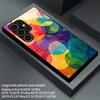 Abstract Colorful Pattern 2D Phone Case for Samsung S26 S25 S24 S23 S22 S21 S20 A56 A36 A16 - Durable Glass Protective Cover