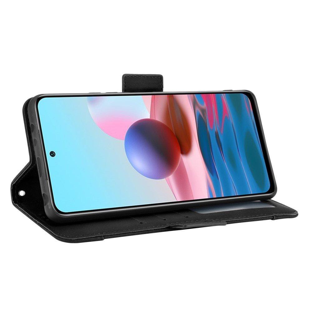 Flip Case for Xiaomi Redmi Note 10 Pro, Card Slot, Black