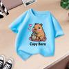 Children's Casual Short-sleeved T-shirt, Summer Boys' And Girls' Cute Capri Blouse