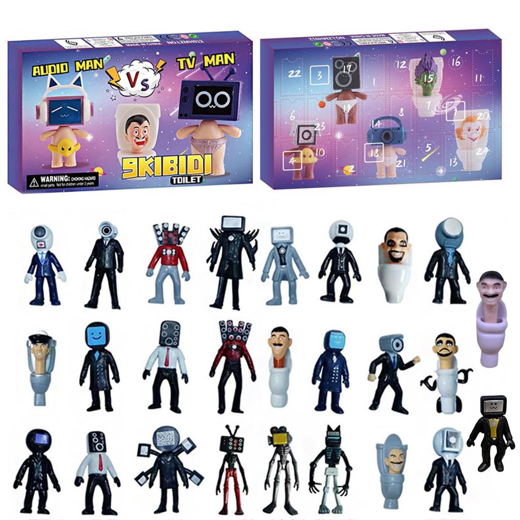 Festival Advent Calendar Contains 24 Gifts, Festival Cute Figures Doll Advent Calendar, Festival Countdown Calendar With Surprise Toys, FestivalCollec