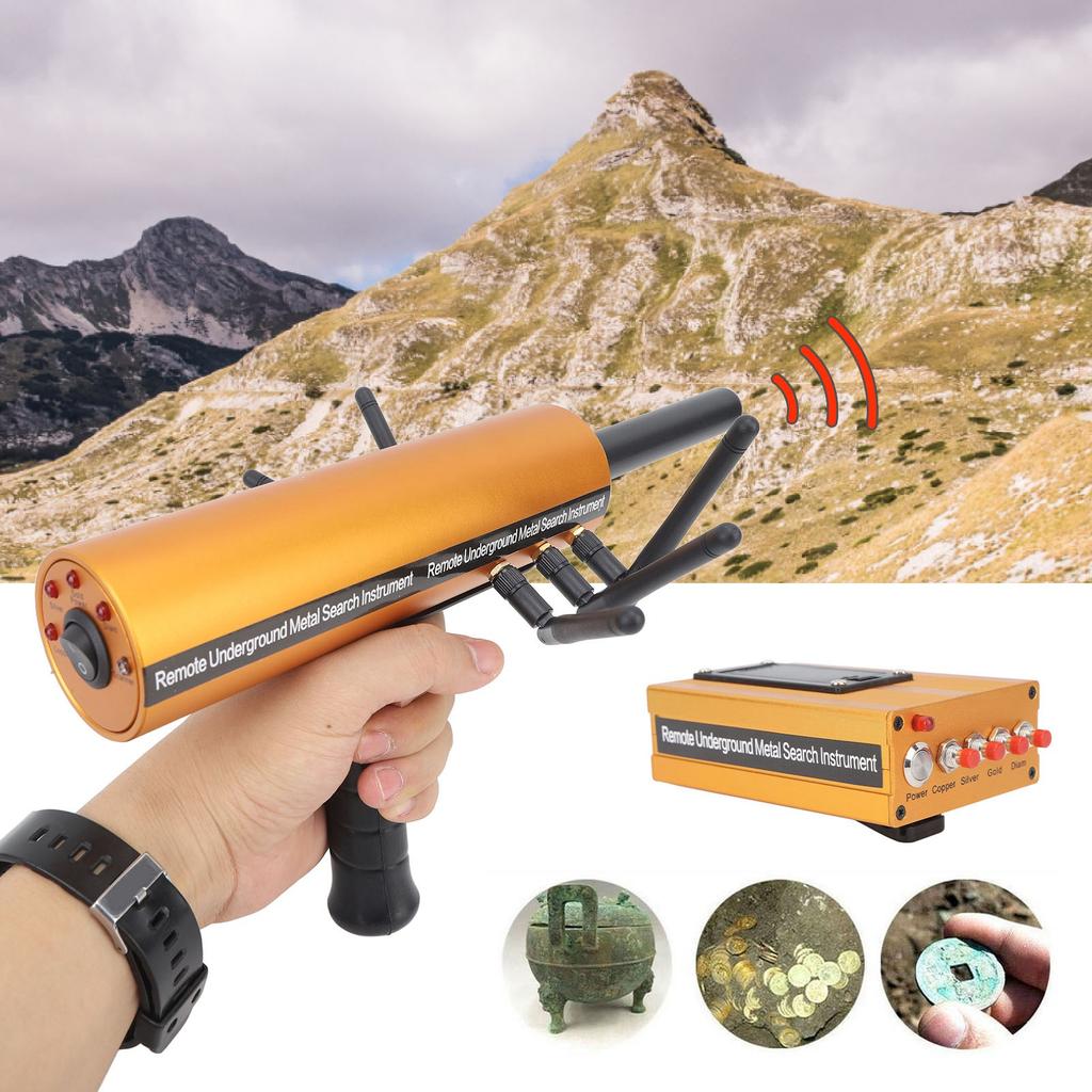 Gold Locator AKS Metal Detector Metal Pinpointer 30m Depth 1200m Range 6 Antenna Accurate Finding Gold Detector Gold Detector