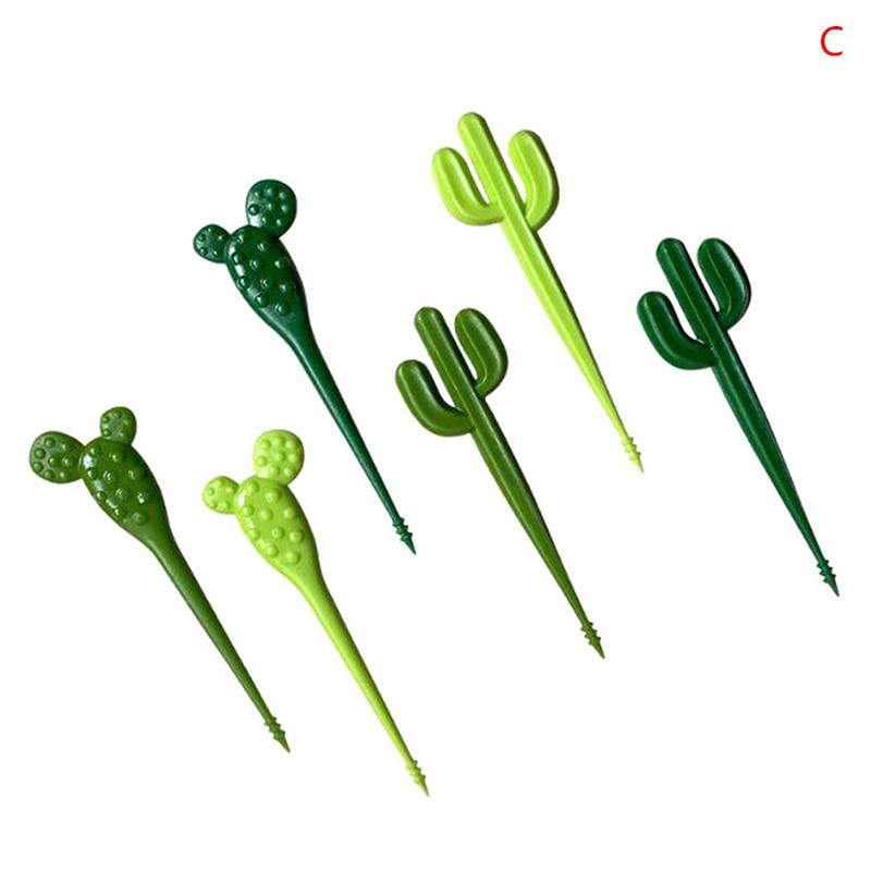 

Fruit Fork Mini Cartoon Kids Snack Cake Dessert Food Fruit Pick Toothpick Bento Lunches Party Decor Kitchen Gadget