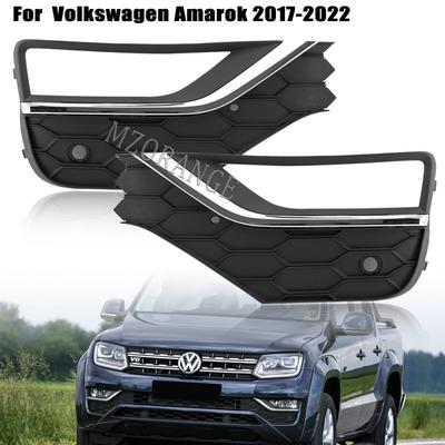 VW Amarok 2016-2025 Sis Farları Kapakları Çerçeve Ön Tampon ızgarası Sürüş Lambası Sis Lambası Izgarası Volkswagen Aksesuarları Otomatik
