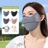 Women's Summer Cycling, Anti-ultraviolet Protection, Eye Protection, Corner Protection, Sun Protection, High Appearance, Ice Silk Sunscreen Mask