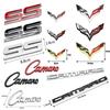 3D Metal Car Side Body Fender Sticker Wing Shape Decor Decal For Chevrolet SS Camaro Aveo Niva Captiva Cruze Malibu Captiva Trax