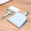 Compact Dustpan and Broom Set - Light Blue Mini Dustpan with Ergonomic Handle, Ideal for Desk, Tabletop, and Car Cleaning - Perfect for Home, Office